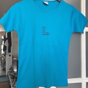St. Barth Turquoise T-shirt Size S
